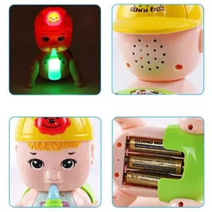 Adorable Crawling Baby Toy With Music & Lights - Image 3