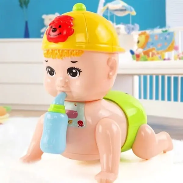 Adorable Crawling Baby Toy With Music & Lights