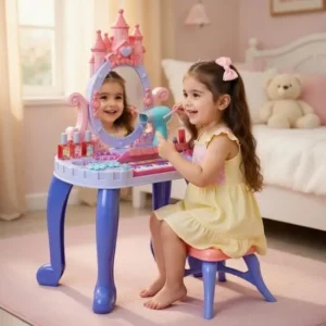 Beautiful Dressing Table Playset For Kids With Piano
