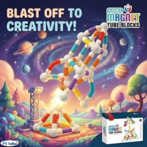 Flexible Magnetic Sticks Building Blocks For Kids - Image 2
