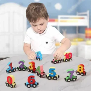 Premium Educational Wooden Digital Train Set
