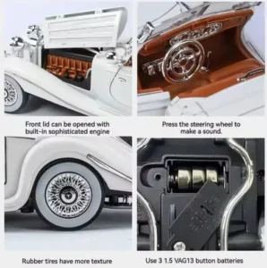 1:24 Diecast 1936 Mercedes Benz - Image 3