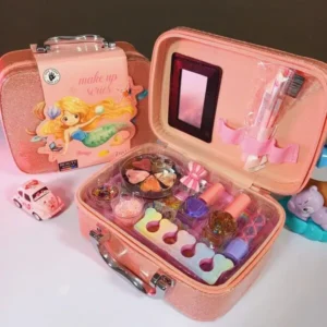 Premium Mermaid Realistic Makeup Kit Bag For Kids - Image 2