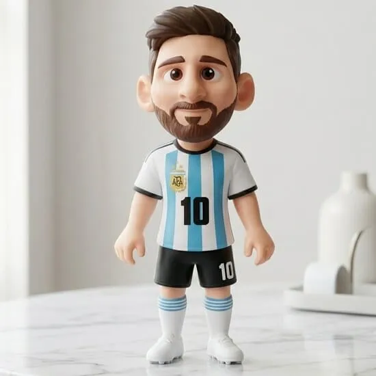 Premium Messi Mini Action Figure For Collectibles - Image 2