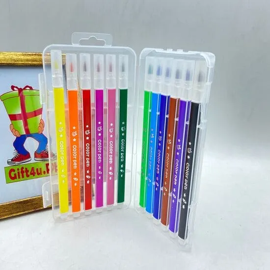 Yalong Water Color Brush Pens – 12 Pcs - Image 2