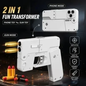 Convertable iPhone Style Shooting Gun Toy